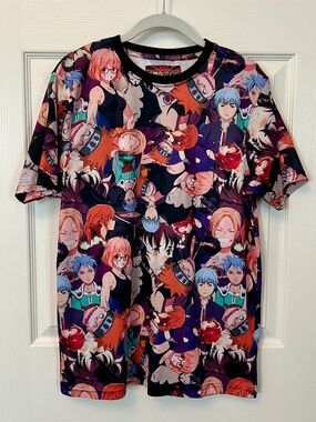 Fresh Prints Tokyo Drill Clothing Anime Shirt M All Over Print Otaku Core